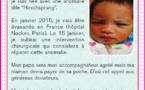 Appel aux dons pour aider bébé Elina