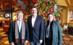 Jean-Christophe Bouissou rencontre Richard Meadows,pdg de Seabourn et Cunard Line