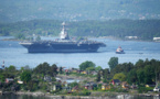 Le plus gros navire de guerre au monde fait escale à Oslo au grand dam de Moscou
