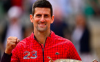 Roland-Garros: Djokovic se hisse au firmament avec 23 titres du Grand Chelem