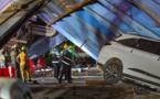 Thaïlande: un mort, huit blessés dans l'effondrement d'une structure routière en construction