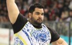 Athlétisme - Lancer de poids : Tumatai Dauphin champion de France Elite indoor 2015.