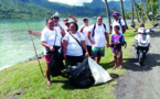 Moorea fait la chasse aux déchets