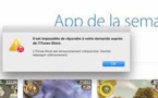 Des services d'Apple, dont iTunes, en panne