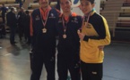 Taekwondo « chpts de France universitaire » : Waldeck en Or, Manuarii et Teddy en bronze