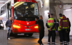 L1: le match Marseille-Lyon annulé après l'attaque du bus lyonnais et la blessure de son entraîneur