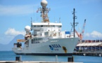 Un navire de recherche océanographique américain à Papeete