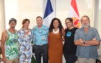Nahema Temarii rencontre la fédération tahitienne de surf