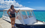 Hina, pilote de taxi boat à Taha’a : rencontre avec une femme inspirante