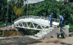 La nouvelle passerelle de Mahaena inaugurée