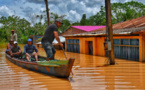Pluies en Bolivie, une ville en partie sous les eaux