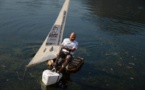 Brésil : un vélo qui roule sur la terre comme dans l'eau