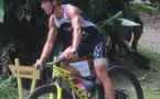 Thomas Lubin devance Cédric Wane au finish du duathlon de Papeete