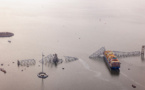 Etats-Unis: un grand pont de Baltimore s'effondre, percuté par un navire