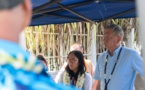 Le haut-commissaire en visite à Paea
