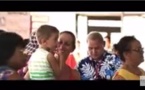 L'accueil à l'aéroport pour promouvoir le fenua (vidéo)