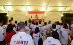 Jeux du Pacifique : les sportifs encouragés par Edouard Fritch