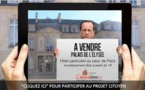 Le site qui proposait de racheter l'Elysée récolte 80 M EUR d'intentions d'investissements