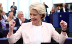 Reconduite à la tête de la Commission, von der Leyen promet "une Europe forte"