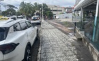 Rénovation du trottoir du Vaima sur le front de mer en vue