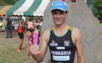 World Triathlon 2015 – Frédéric Tête, médaillé d’or, mais pas aux couleurs de Tahiti.