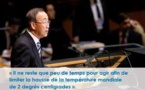Changement climatique : Ban Ki-moon réaffirme son soutien aux îles du Pacifique