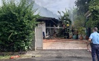 Un incendie ravage une maison à Matati'a