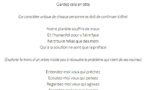La poésie pour un "coup de gueule pacifique"