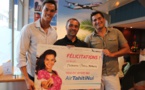 Tahiti Infos ATN Challenger : Stéphane Debaere offre son billet à SOS Village d’Enfants