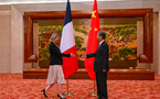 A Pékin, Yaël Braun-Pivet défend une coopération "essentielle" entre la Chine, la France et l'Europe