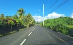 ​La route du lycée Taiarapu Nui rénovée