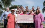 ​Octobre Rose : Pearl Resorts remet 634.000 francs à Amazones Pacific