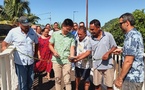 La passerelle piétonne de Tīta’aviri inaugurée