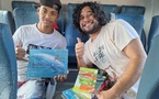 Les livres reprennent le bus