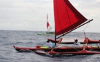 Pirogues à Voile – Championnat 2016 # 3 : Steeve Teihotaata participe et gagne, malgré la grosse houle