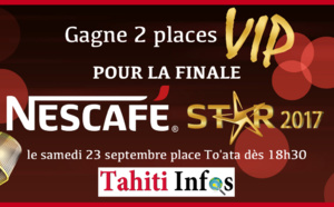 Gagnez deux places VIP pour la finale de la Nescafé Star !