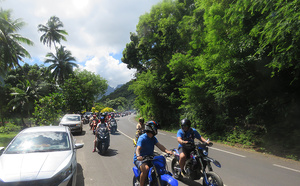 500 deux-roues pour le tere fa’a’ati ia Moorea