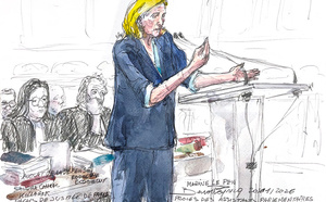 À son procès en appel, Le Pen conteste tout "système" de détournement de fonds