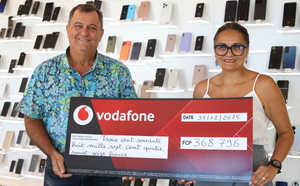 Un chèque pour continuer de lutter contre le cancer