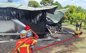 Incendie sur fond de dispute conjugale à Taravao