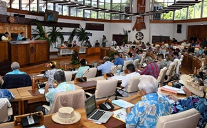 Le Tavini a reçu 14 démissions de son groupe ce jeudi