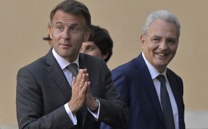 Macron à Rome pour sa première rencontre avec Léon XIV