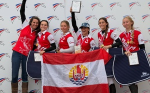 ​L’équipe junior tahitienne de horse-ball championne de France