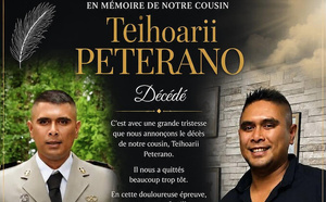 ​Teihoarii Peterano, militaire polynésien, retrouvé mort 
