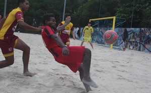 Beach soccer – Lai Woa et Tikitama leaders
