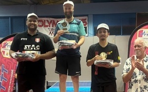 Tennis de table - Olivier Bernard remporte l’international de Tahiti