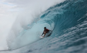 Ça passe pour Kelia Gallina à Teahupo’o