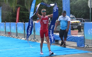 Les triathlètes se testent à Moorea avant les Jeux