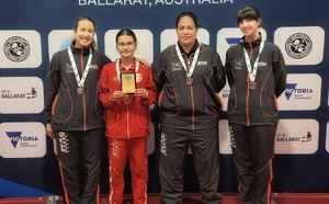 Tennis de table - Tahiti rayonne à la Pacific Cup