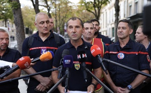 ​Des pompiers grévistes et "désabusés" face au projet de loi censé moderniser le système